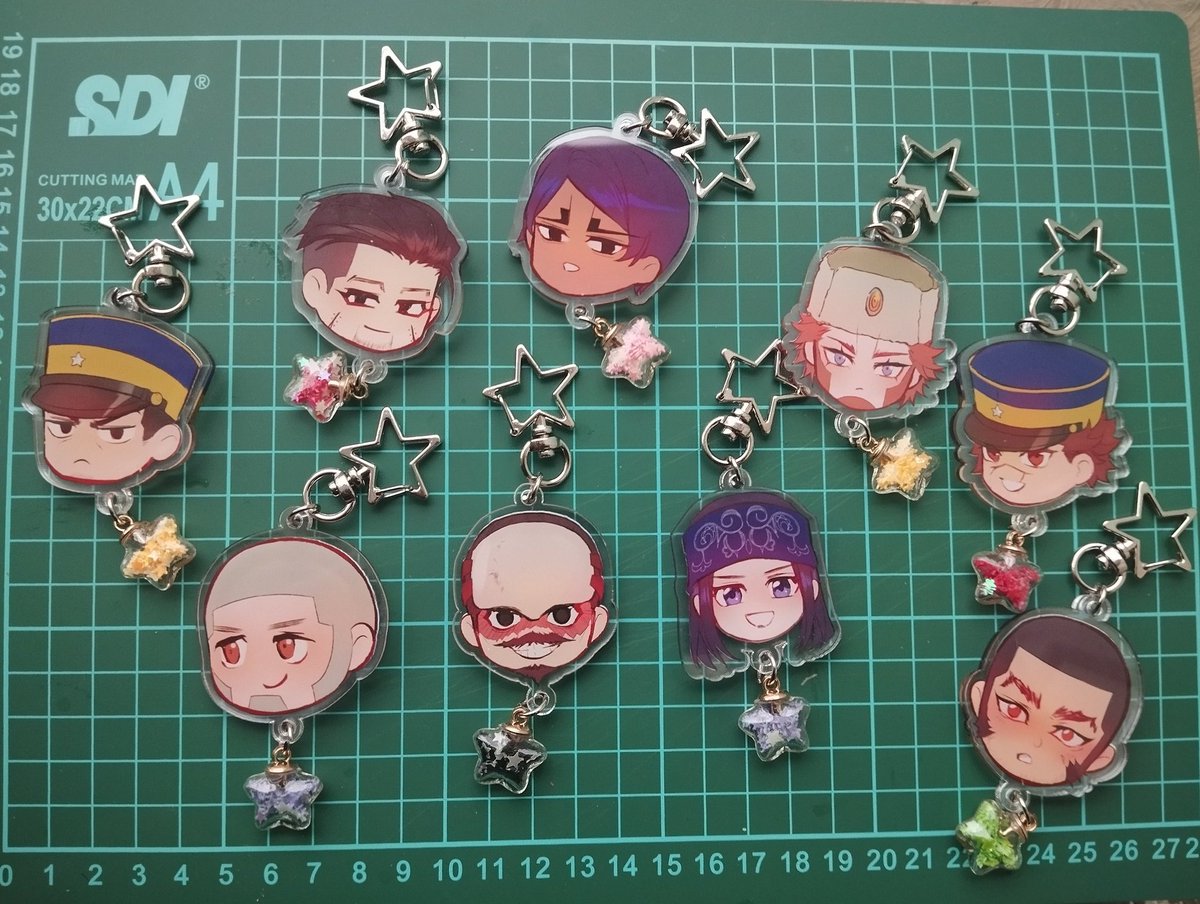 Printed these too big so I'll sell this individually
