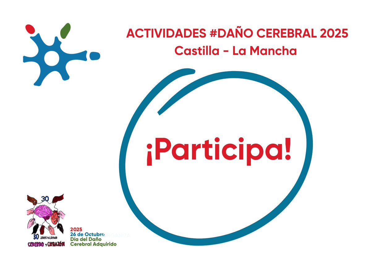Daño Cerebral CLM organiza más de 40 actividades con motivo del #DiaDelDañoCerebral

Consulta las actividades organizadas en tu localidad en nuestra página web, en el siguiente enlace: bit.ly/3WeDdTM