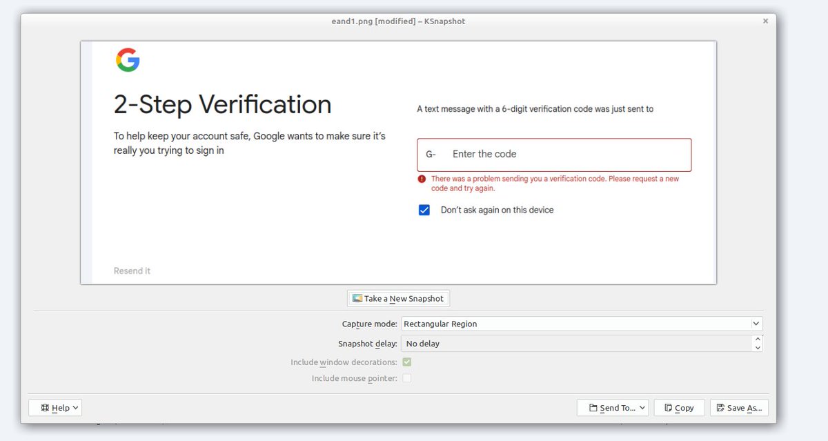 Areeb_Soo_Yasir's tweet image. @Google
hey guys I wanted to post a video on my channel youtube.com/channel/UChJdl… but Google won't send any 2FA to my e-mail or phone so I cannot login lol #googlesupport Anyone else having a problem with 2FA now?