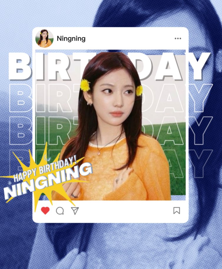 YIZHUO_ID's tweet photo. Hastag for #NINGNING's Birthday

THIS OR THAT!

🎯 300 Replies

NINGNING IS THE MAKNAE DAY
#StunNING_23rd_BDAY
#닝구리퐁퐁_마이야호가_지켜줄게 https://t.co/S74bBMjISd