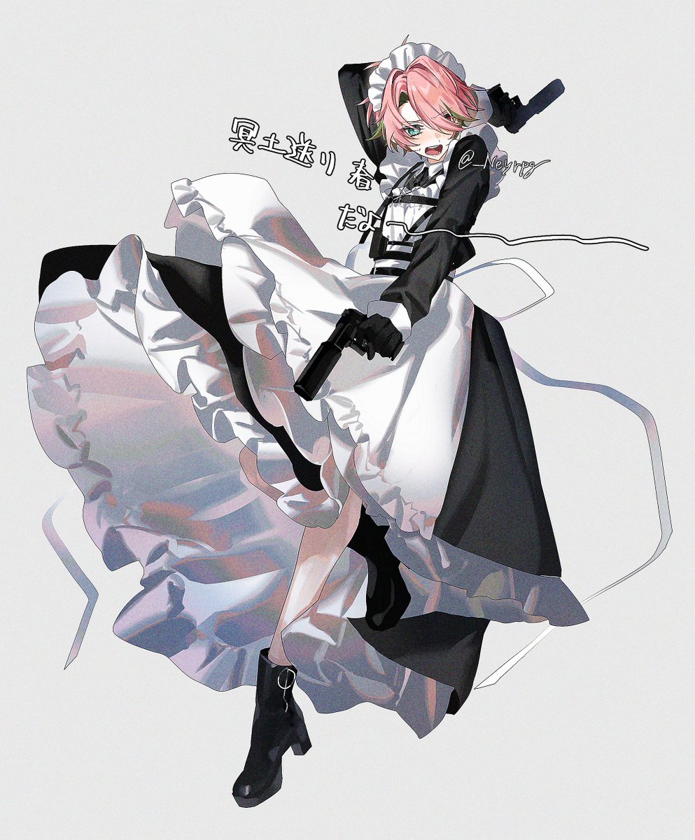 四季送り春　メイドのすがた