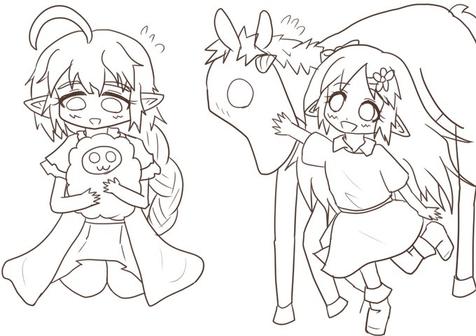 #みんなとおえべん デフォルメ苦手 