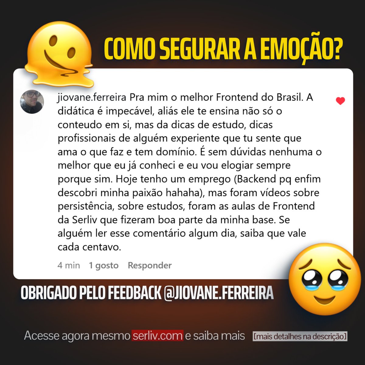 serlivcursos's tweet image. Os cursos da Serliv são o pontapé inicial para todas as pessoas que querem começar na carreira de programação frontend.
serliv.com
#DesenvolvimentoWeb #frontend #webdesign #webdev #javascript #LógicaDeProgramação #html #css #htmlcss #htmlcssjavascript