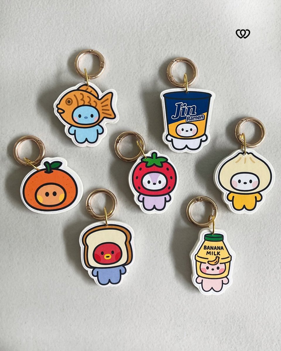 heartworkph's tweet image. Freshly served! 🍰 

The Trader Tannies BT21 Gansik Bag Charms and Magnets are finally here, made exclusively for btsarmytita! 💜

Perfect for your bag, fridge, or display corner ✨

Order yours: instagram.com/p/DQBDt5hjlAx/…

🏷️ bts army keyring keychain rm jin suga j-hope jimin v jk
