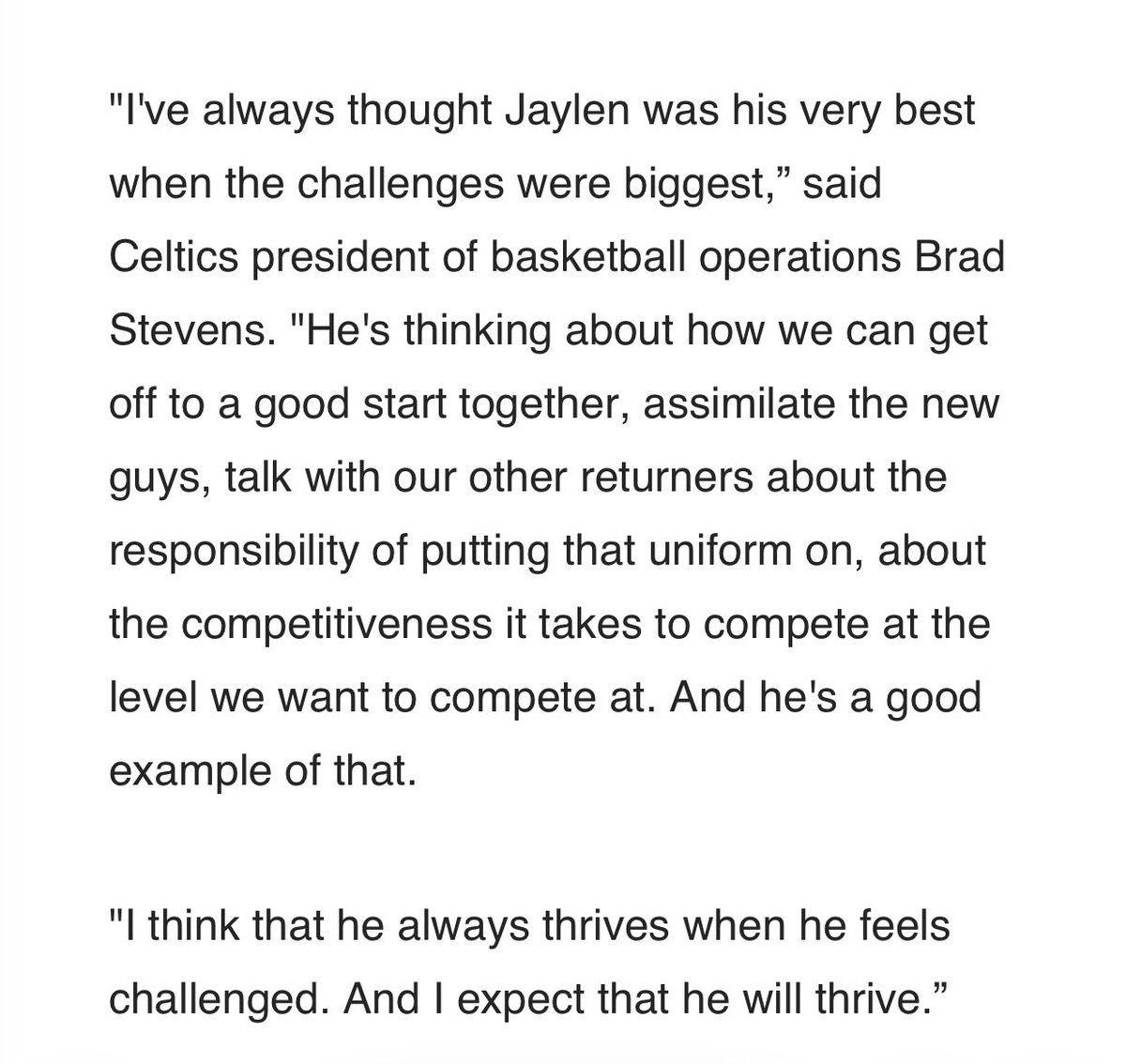 Yea sounds like a guy who is thinking about draft picks