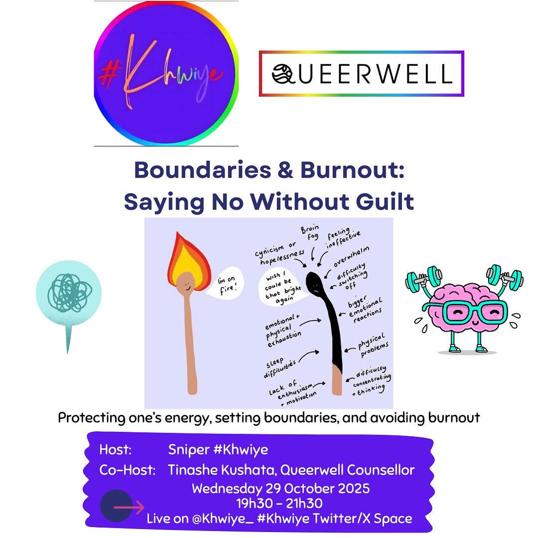 Are you always the one holding space, showing up, or caring for others - but struggling to protect your own energy?

Join us on Twitter/X Spaces for a heart-centered conversation about setting healthy boundaries, saying no without guilt, and avoiding burnout.