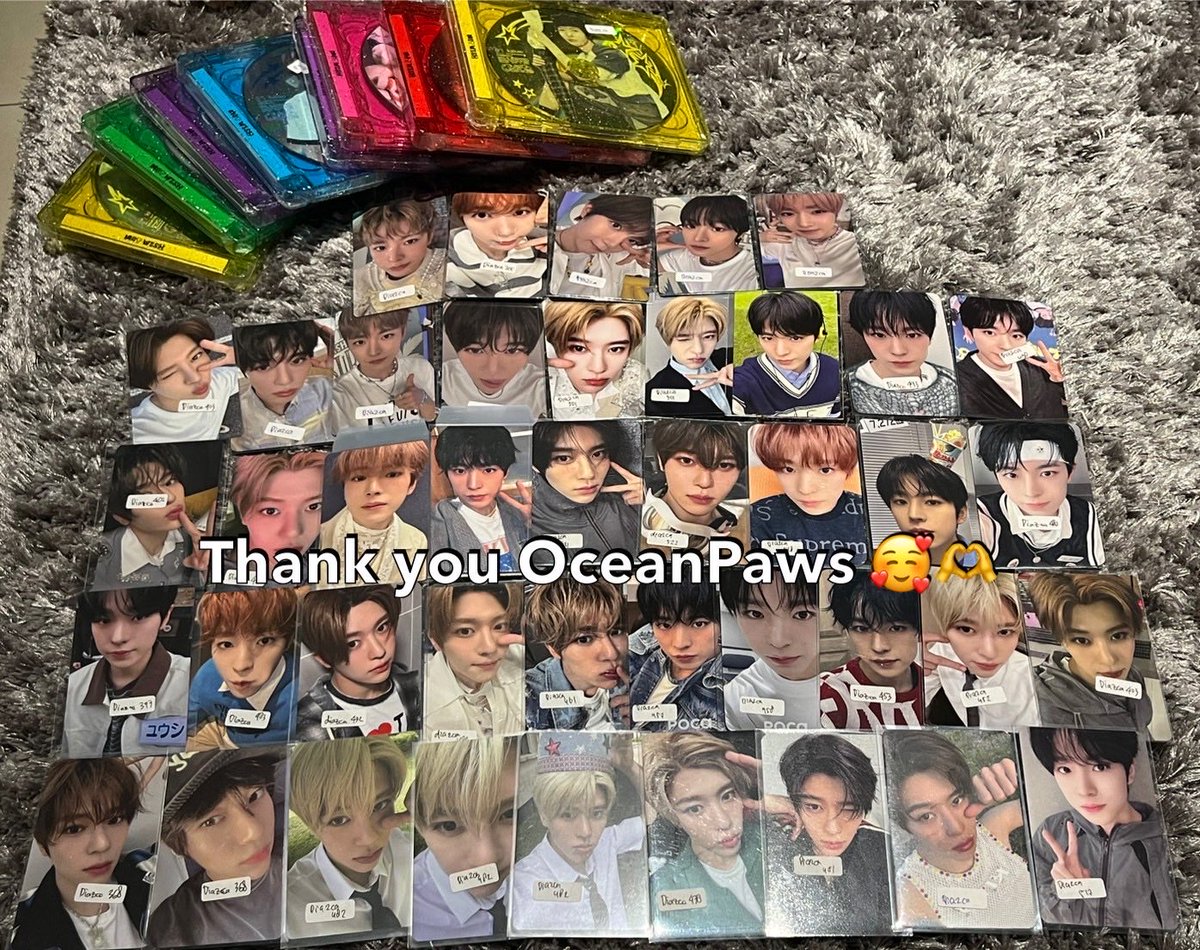 yuchanjuseyo's tweet photo. Btw 90% of my yusion collection belinya dibantuin #OceanPaws ❤️ Ini bahkan ngga semua lol GO terbaikkk. Yang suka galakin adminnya sini maju 🙃 https://t.co/pQxfgf19le