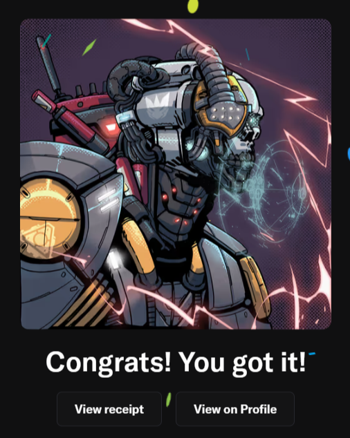 FabioFalco75011's tweet image. 🤖Mission given and Mission accomplished

NFT @NeuroGuardians   successfully minted on @Somnia_Network   .

#SomniaCreator #SomniaNetwork