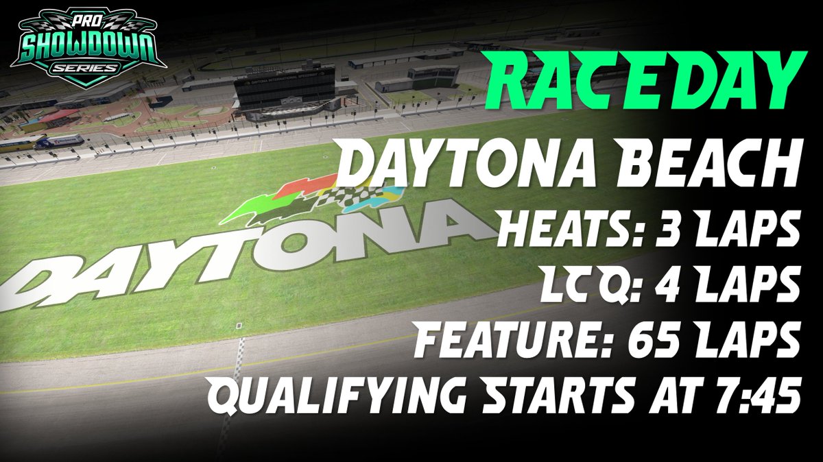 PretendRacing's tweet image. The Showdown Series heads to Daytona to find out which drivers will be competing in the Chase for the Pretend Cup!