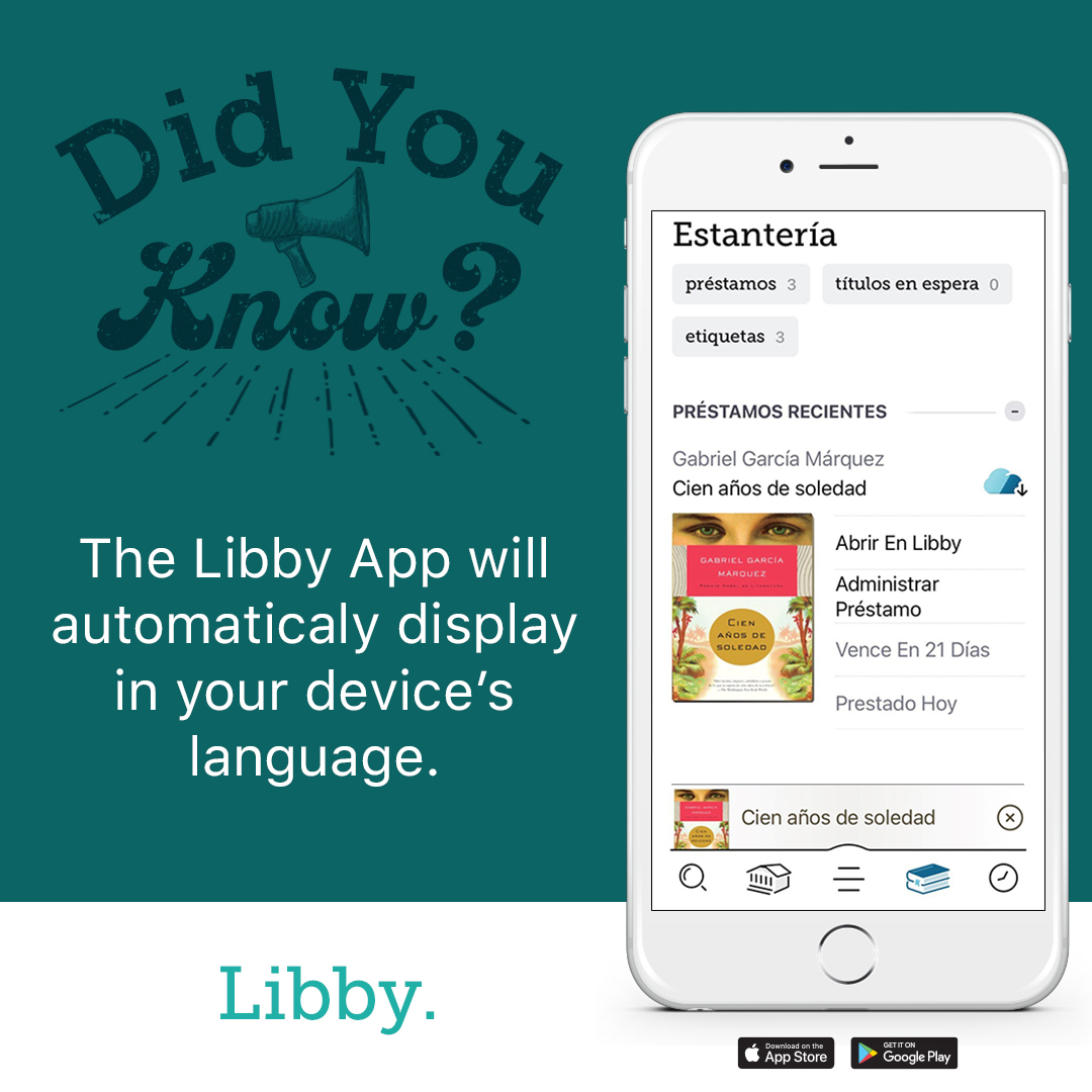 HarrowLibs's tweet image. Did you know with the @LibbyApp you can explore your favourite books in the language that speaks to you! Whether you&apos;re brushing up on a second language or diving into stories from different cultures, it&apos;s easy to download titles in multiple languages and enjoy reading your way.