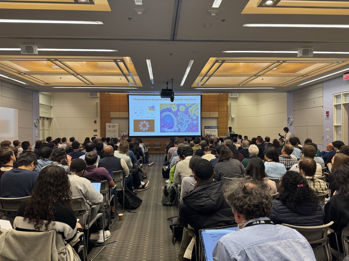 AIHealthMIT's tweet image. First Top 5 paper is being presented by @rishwanth_raghu from @Princeton! “In our paper we propose guiding Boltz with a cryo-EM map.” #MoML2025
