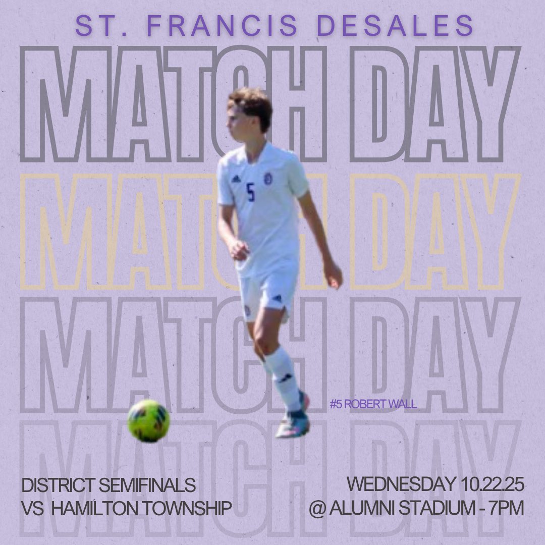 Match Day! We welcome Hamilton Twp. to Alumni Stadium for a District Semifinal game tonight. 

Show up and support our Stallions in their last home game of the season!  Where purple, be loud!

#PrideAndTradition
#TomorrowIsNeverPromised