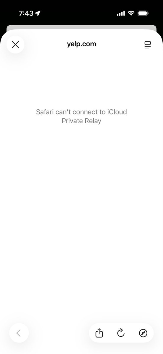 Hello <a href="/Apple/">Apple</a> iPhone experts. I had to replace my phone and now have the 17. I keep getting this message when I try to open a web browser when I have Wi-Fi on. When I turn Wi-Fi off, it’s not a problem. Any idea what the setting is that’s preventing this?