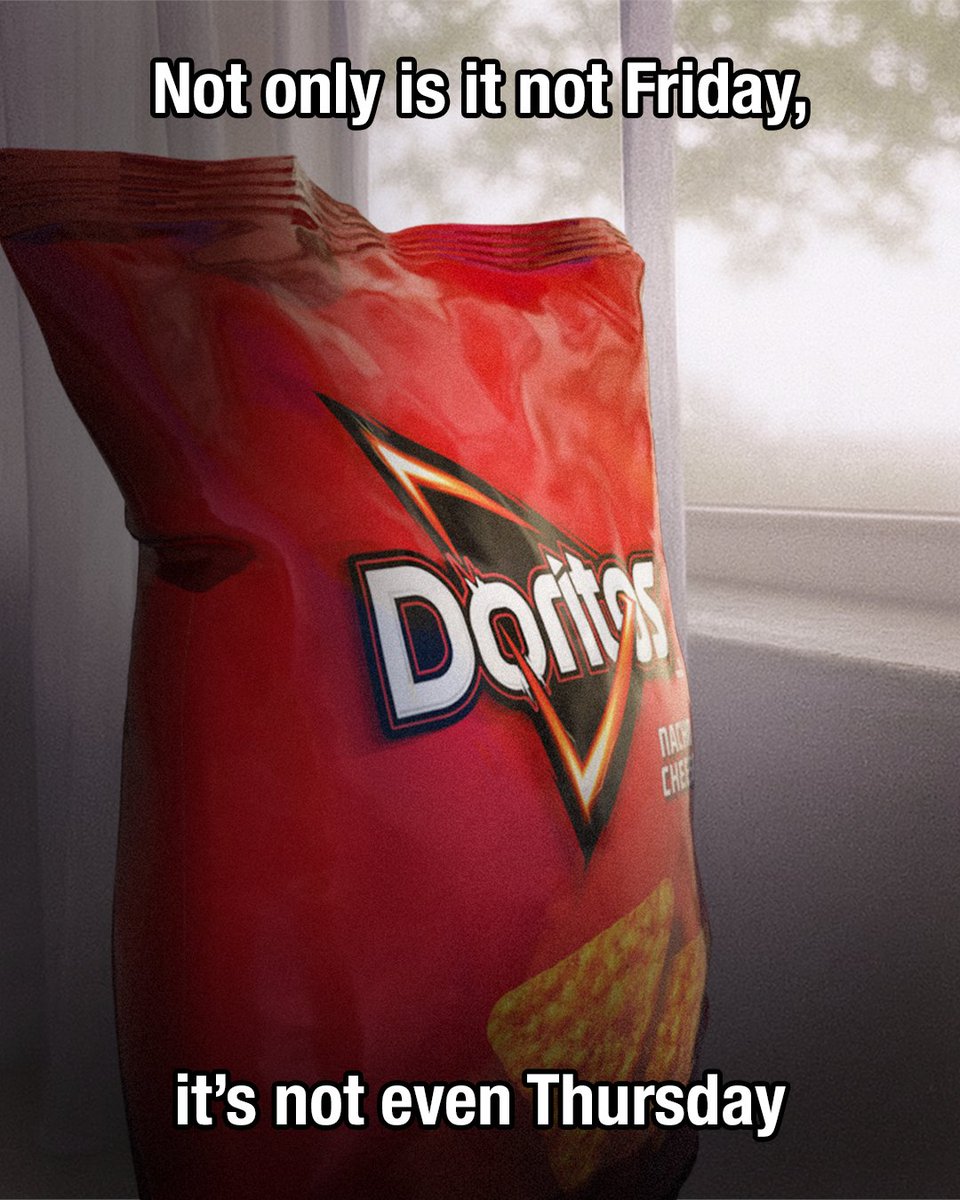 Doritos's tweet photo. this feels personal https://t.co/CQkcc7vNwl
