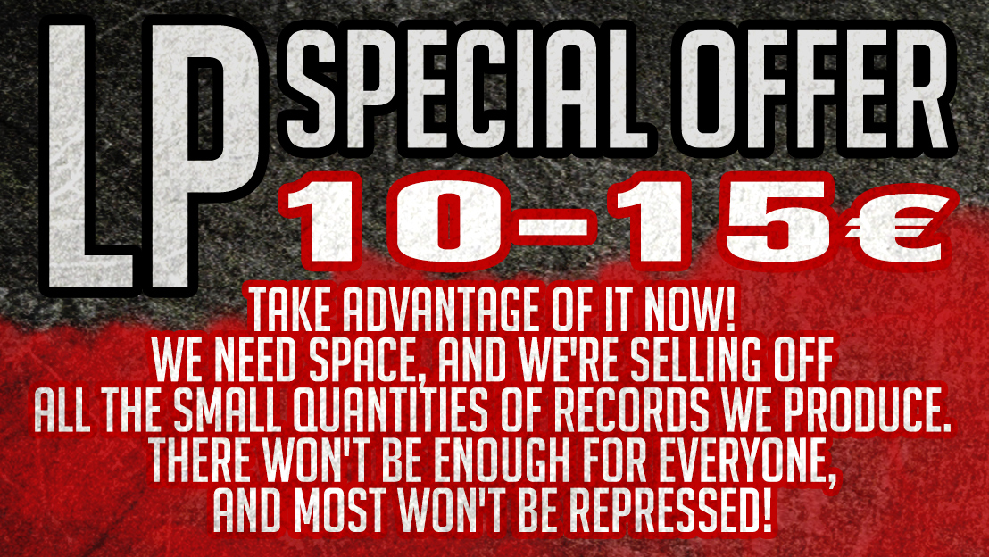 💥 SPECIAL OFFER ON LPs 10-15€ 💥
Take advantage of it now!
We need space, and we are selling off all the small quantities of records we produce.
There won't be enough for everyone!!!

🛒 tinyurl.com/vinyl-osmose-o…

#osmoseproductions #vinyl #vinyls #lp #lps #offer #specialoffer