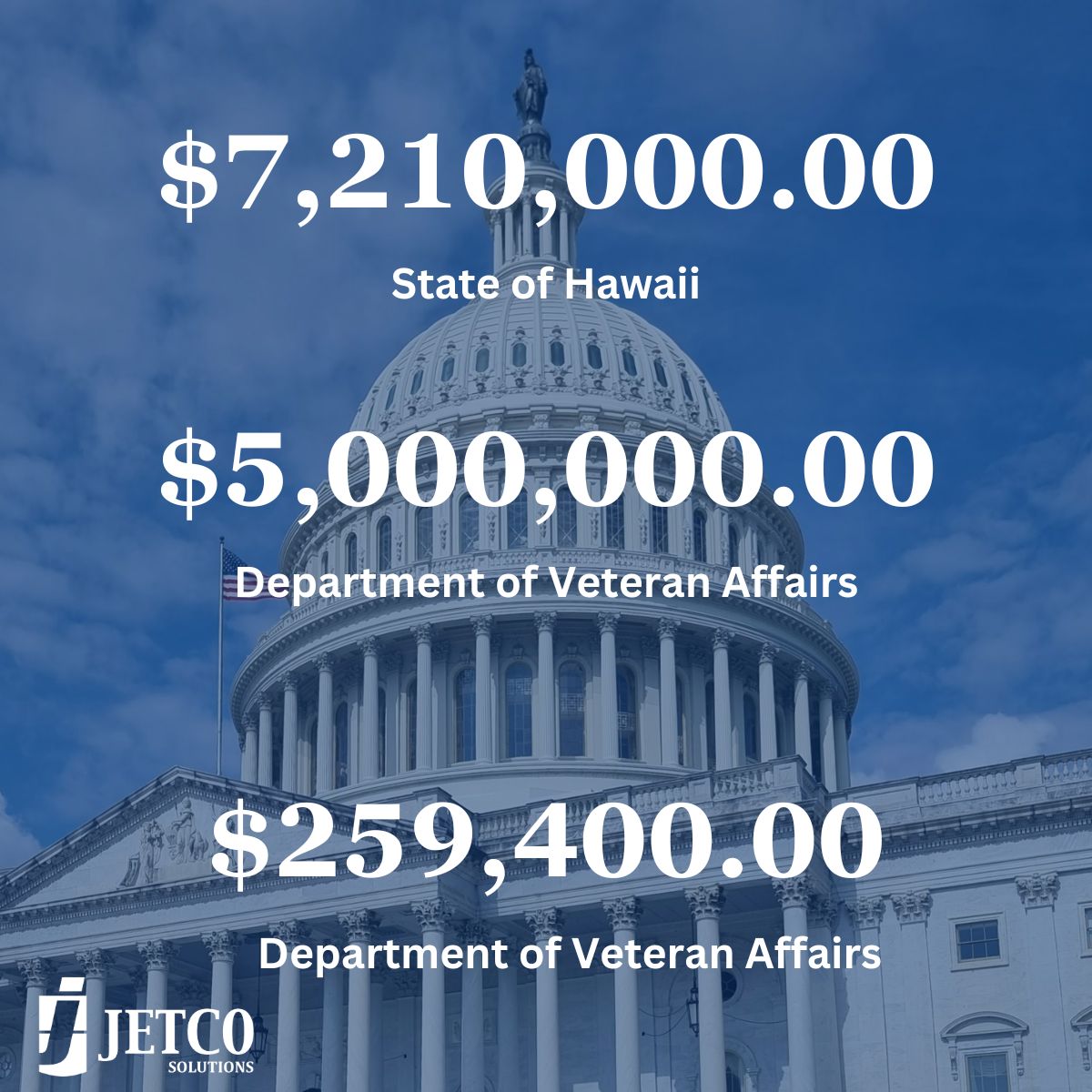 Celebrating the first (and big) win with the State of Hawaii for our client. Congrats!