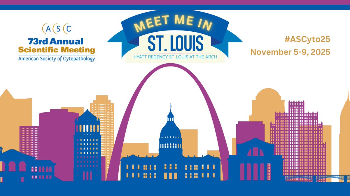Only 2 weeks until the ASC Annual Scientific Meeting!
Join cytopathology professionals from around the world for an inspiring program of education, innovation, and networking.
📍 Don’t miss your chance, register now
👉 buff.ly/gn2HTYA 
#ASCyto25 #Cytopathology #Cytologist