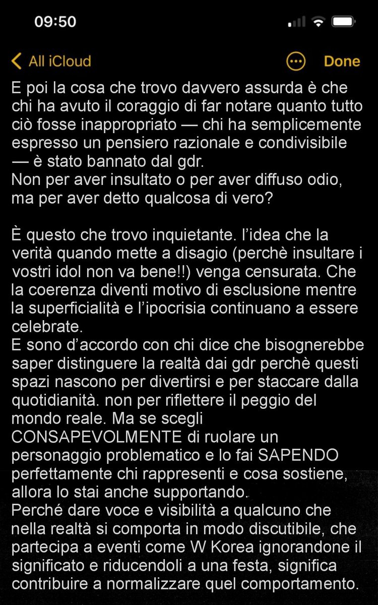 postapergdr's tweet photo. ✶ 𝗣𝗘𝗡𝗦𝗜𝗘𝗥𝗢:
Vorrei dire una cosa su quello che è successo a @fakelandiagdr, soprattutto in merito al ban di un personaggio che non ha fatto niente di male. https://t.co/TgVt9GG7E6