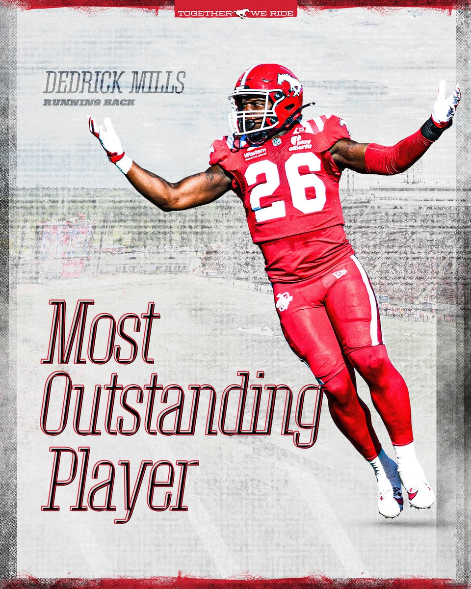 Our 2025 CFL Award Nominees 🙌

MOP - Dedrick Mills
MODP - Clarence Hicks
MOC - Jalen Philpot
MOOL - Zack Williams
MOR - Chris Fortin
MOSTP - Mark Vassett

🗞️ stampeders.com/2025/10/22/sta…

#TogetherWeRide | <a href="/CFL/">CFL</a>