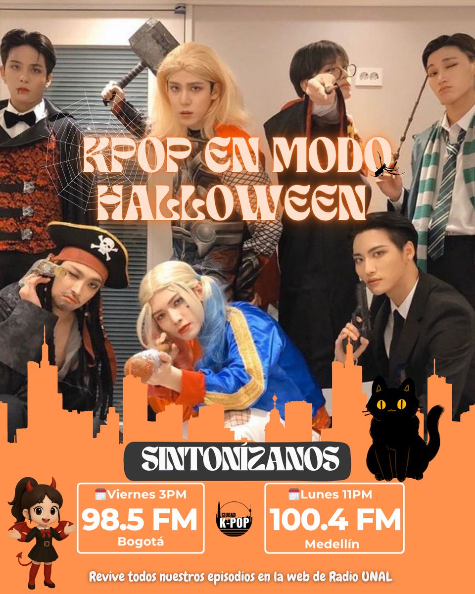 🎃Kpop modo Halloween 👻

En este Halloween nos sumergiremos en ese K-Pop sombrío, hipnótico y enigmático, que mezcla sonidos intensos con imágenes inquietantes. 👻😱

Prepárense, porque en esta edición especial exploraremos… el lado oscuro del K-Pop. 🧟‍♂️