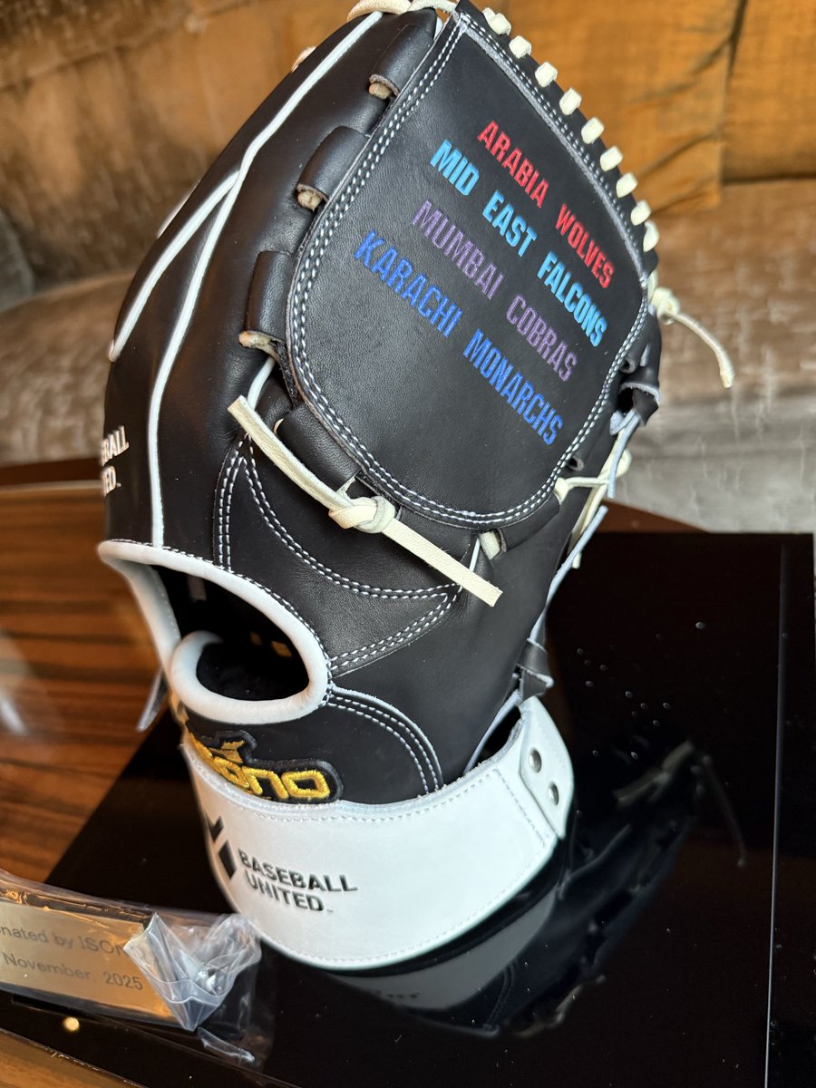 Kash_Shaikh's tweet photo. With another great @BaseballUnited partner in Japan - ISONO! ๐ฏ๐ตโพ๏ธ
Isono is one of Japanโs oldest and most trusted baseball equipment manufacturers. They will be providing helmets, bats, and custom gloves for our league. ๐๐ https://t.co/tcBluG0GnL