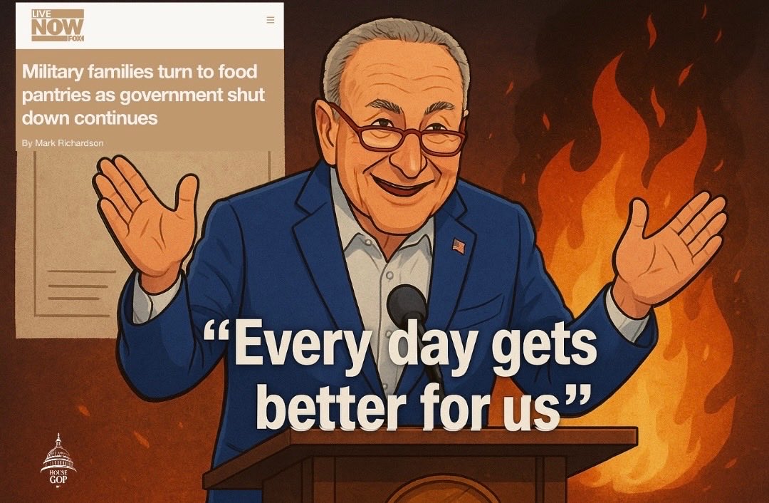 WeThePeeps1974's tweet photo. @SenFettermanPA @AmericanXX50 We know who is responsible. @SenSchumer https://t.co/UwKMPfbNsd