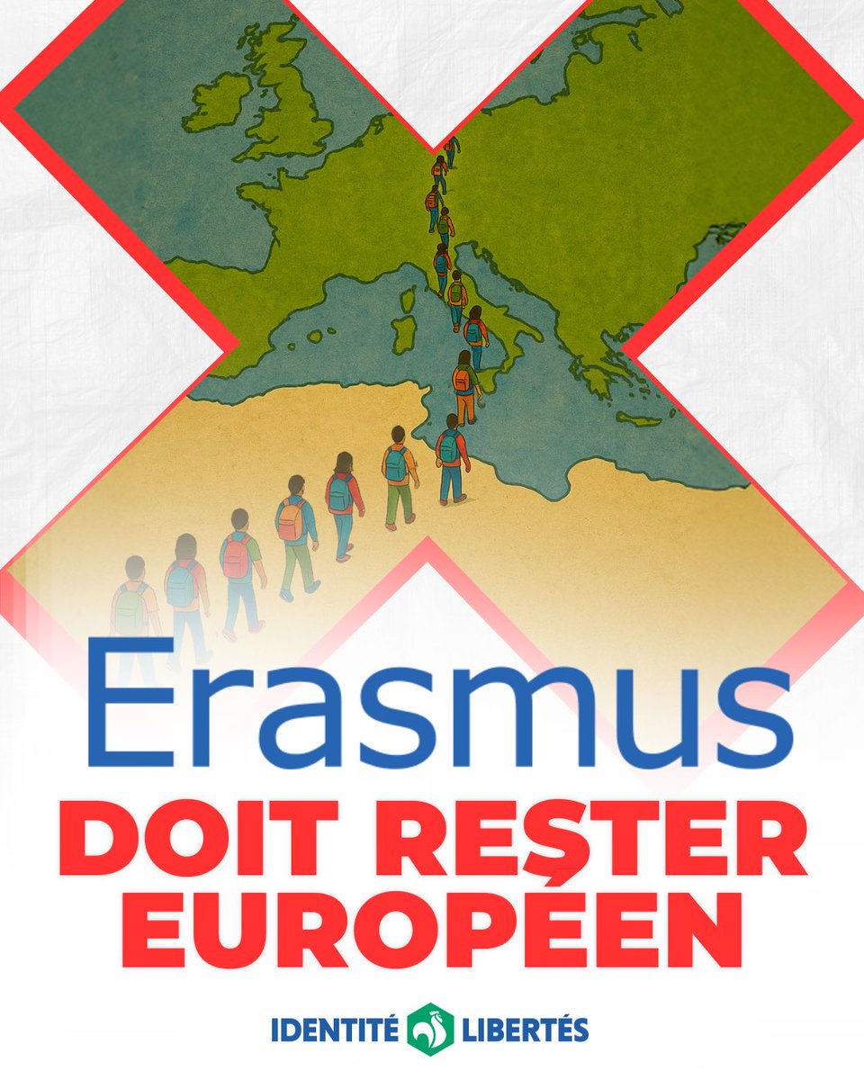 Au moment même où se déroule le procès de Dahbia Benkired, la meurtrière de Lola venue en France via un visa étudiant, la Commission veut élargir le programme d’échange européen Erasmus à l’Algérie 🇩🇿 , la Palestine 🇵🇸 , la Syrie 🇸🇾 , la Tunisie 🇹🇳 , l’Égypte 🇪🇬, la Jordanie 🇯🇴 ,