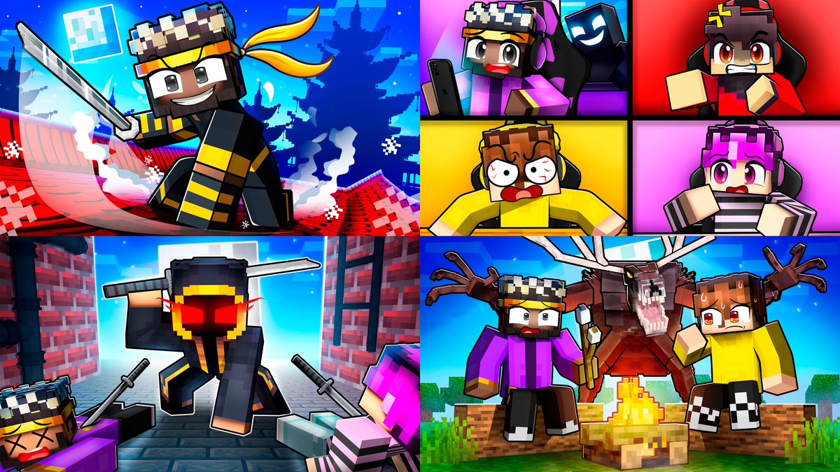 criarmais_co's tweet image. Minecraft Thumbnails  
We Life for Creating 💫