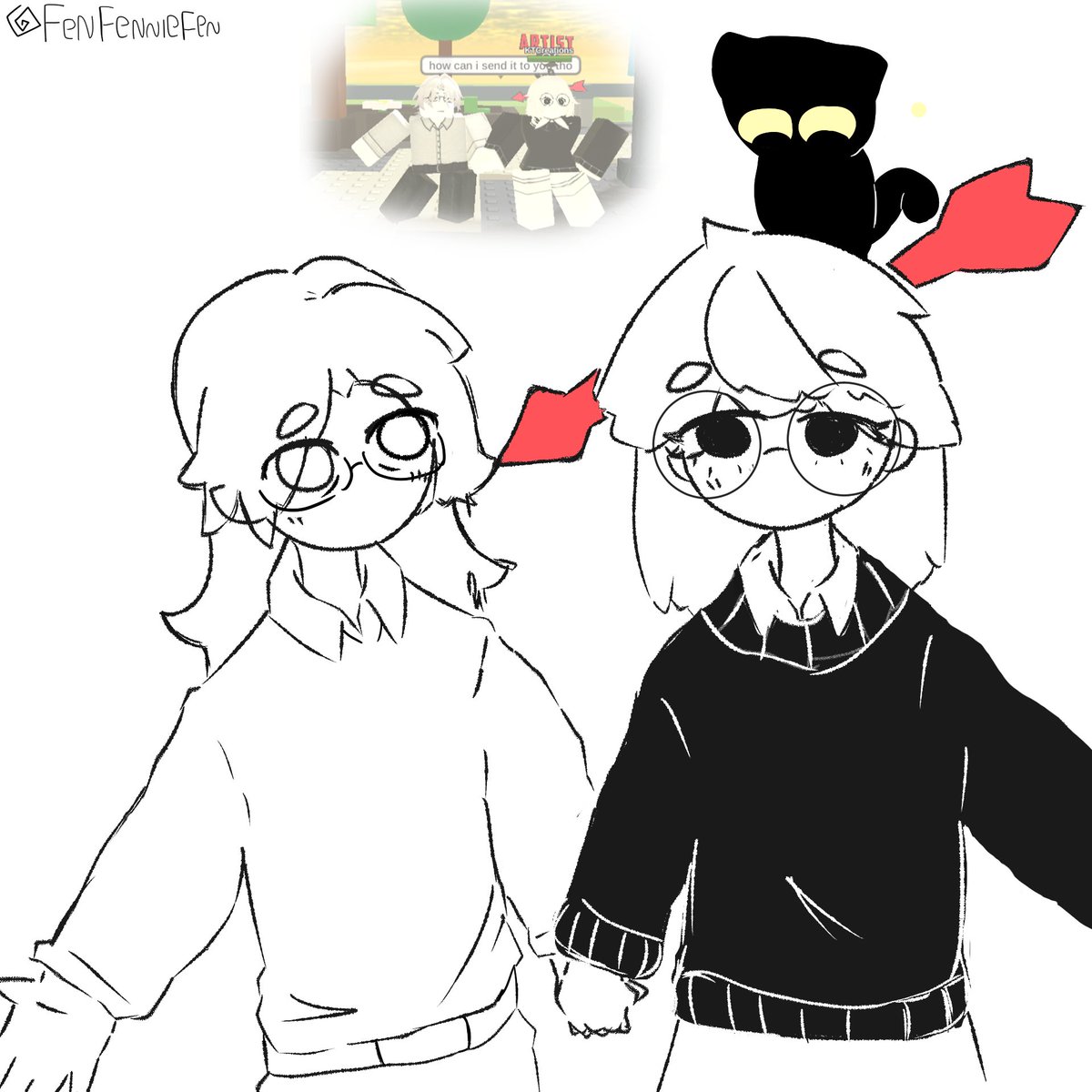 LeafTxs's tweet image. Some funsies #offscript #digitalart #ROBLOX