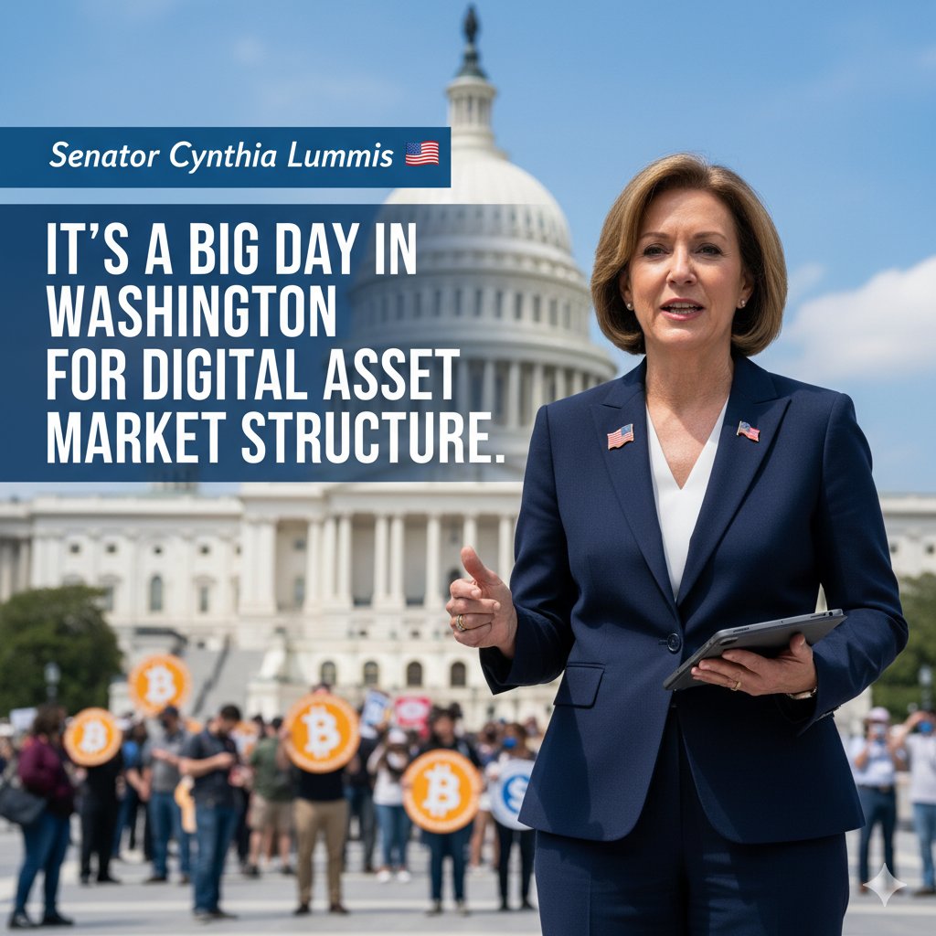 pione_chain's tweet photo. Senator Cynthia Lummis: 🇺🇸"It's a big day in Washington for digital asset market structure." 
21Oct

#Pionechain
#RealWorldAssets #RWA
#tokenization #DigitalAssets https://t.co/wEfJ9ZKKkj