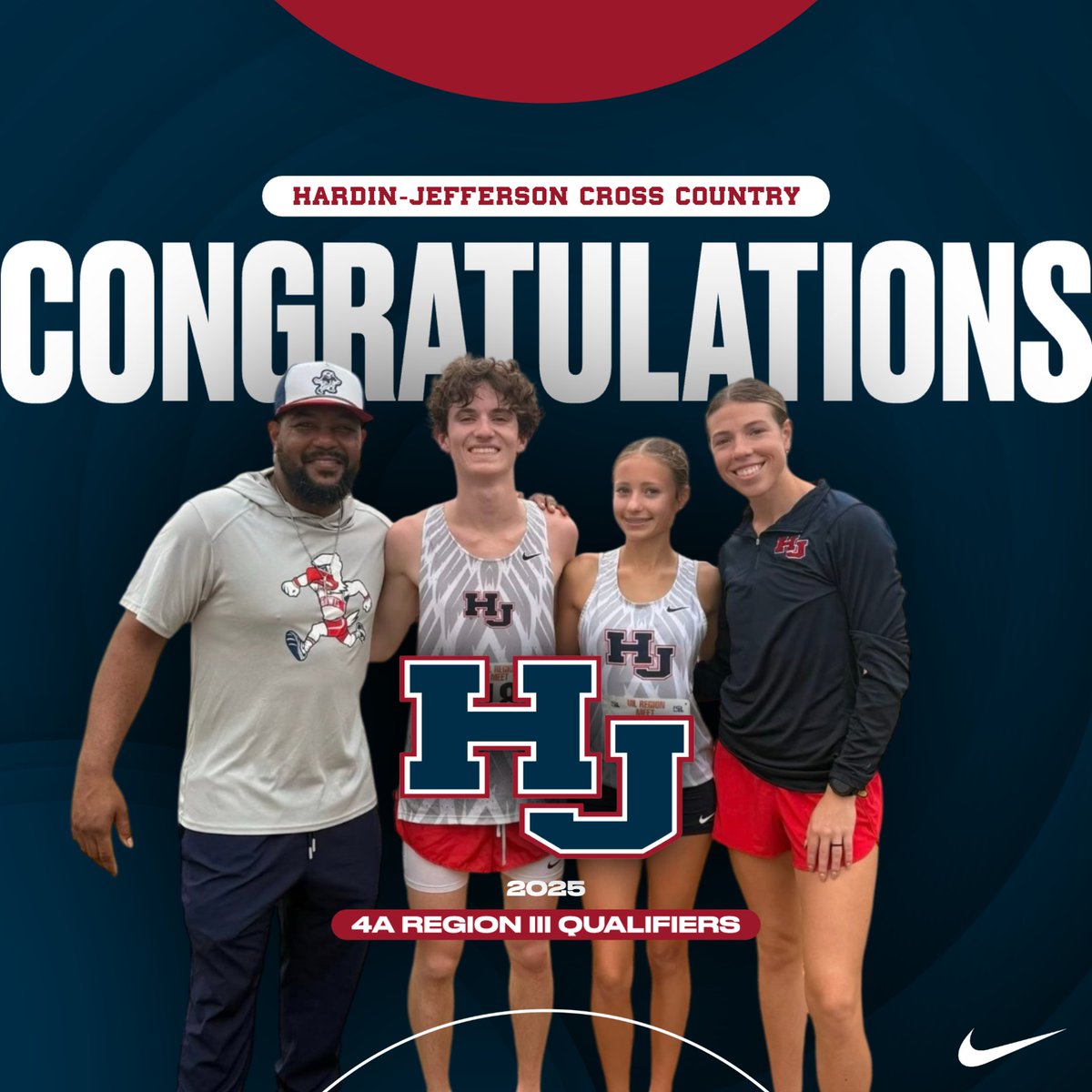 The 2025 Cross Country season came to a close in Huntsville yesterday at the 4A Region III Meet. 

Sam Fling finished 72nd out of 176 runners, and Aubry Fountain finished 45th out of 168 runners!

Congratulations to both athletes on a great season and for proudly representing HJ!