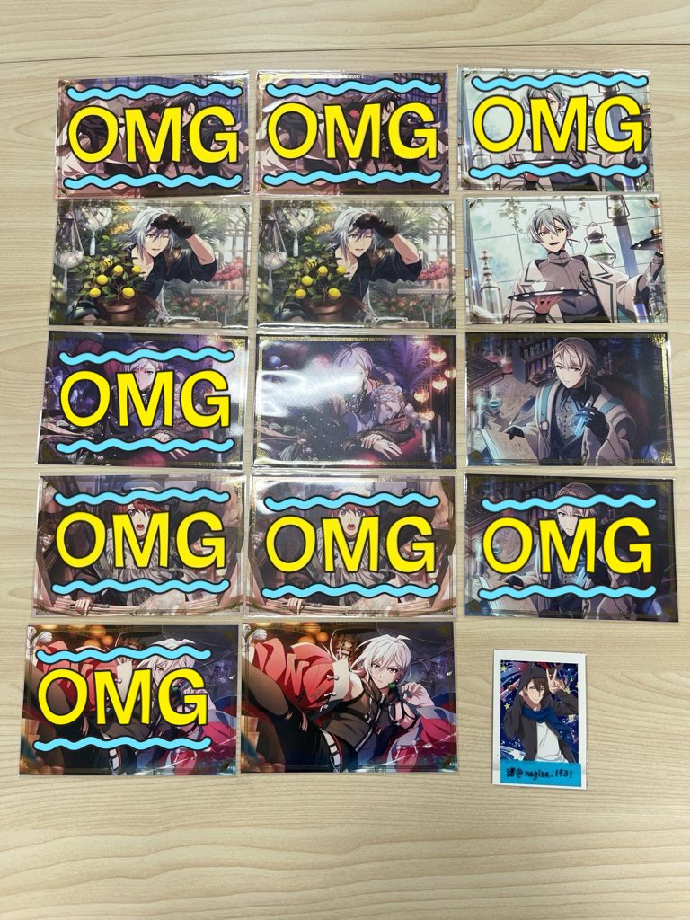 nagisa_1531's tweet image. アイナナ 記念日2024 La’Stiara ラスティアラ ポストカード ポスカ 譲渡 続きます
【提供】
壮五、天★、悠★
環2、巳波
【希望】
定価380円
★は巳波を、上段は下段を同数お迎え下さい。