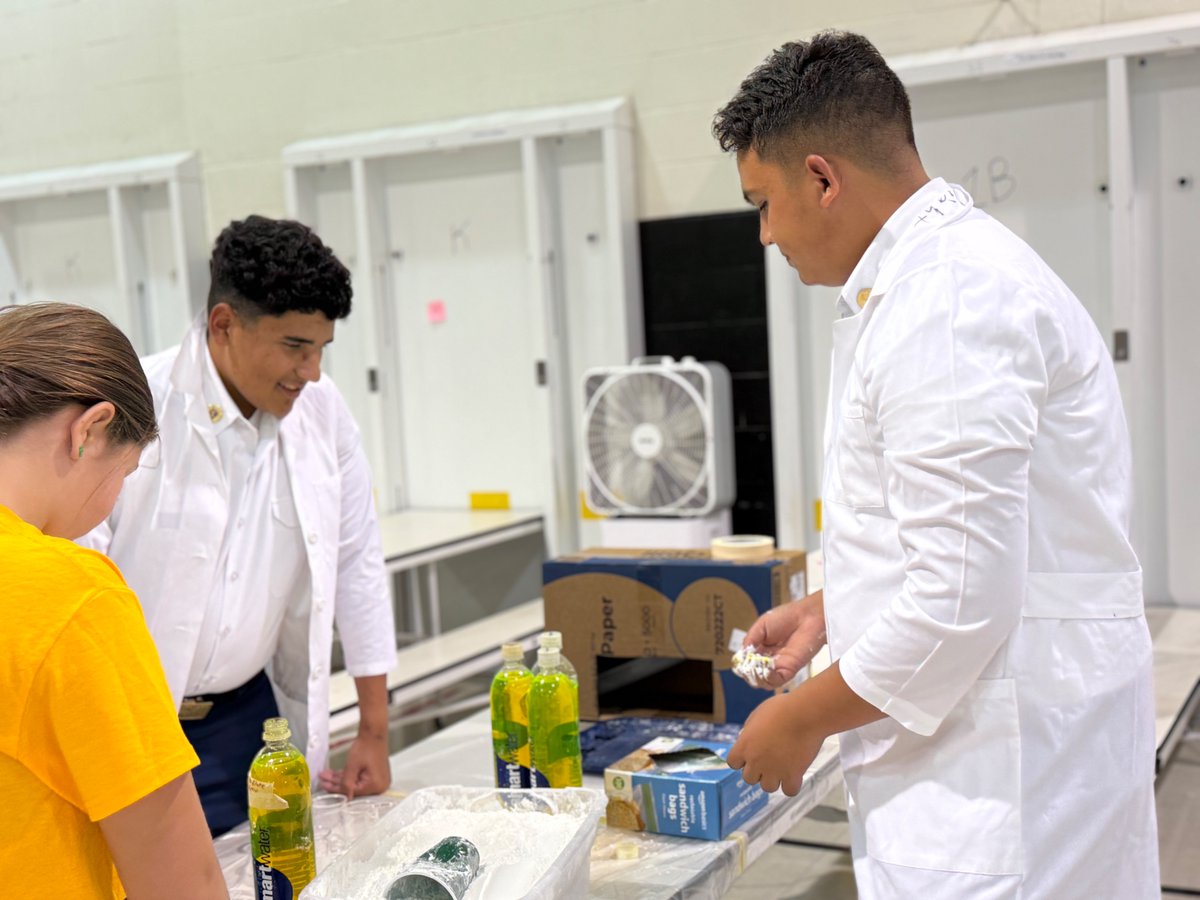 Cadets joined in honoring a local legend at the Nancy Lopez Science Event — a great day of community connection. #WeAreNMMI #CommunityPride #Science #CadetLeadership