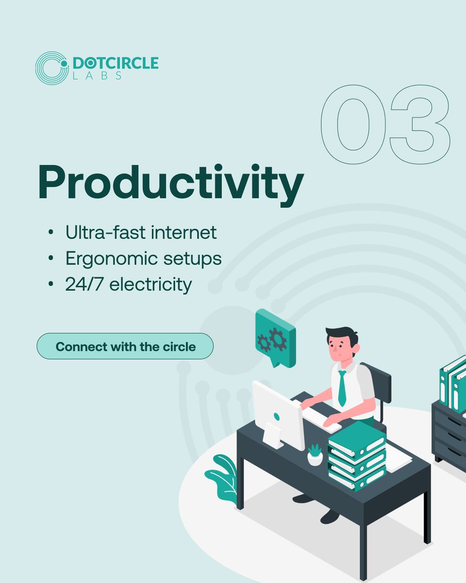 DotCircleLabs's tweet image. DCL is more than a workspace, it’s a circle of innovation and community.

Join the circle that fuels ideas and connections.