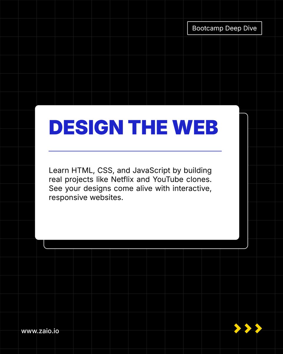 zaiotech's tweet image. Ever wondered what you actually learn in a Full Stack Bootcamp? 👇
Find out how you’ll go from beginner to job-ready in our latest blog.
🔗 zaio.io/blog/what-you-…
#FullStackDeveloper #LearnToCode #WebDevelopment #Zaio #CodingBootcamp
