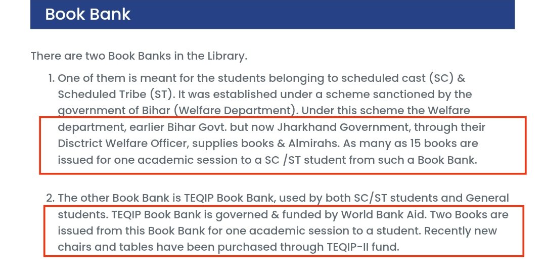 RajeshwariRW's tweet image. NIT Jamshedpur Book Bank
SC/ST - 15 Books
General category - 2 Books
Even North Korea’s libraries have no reservation in books. Everyone gets equal access to knowledge.
And in India meritocracy is treated like a crime.