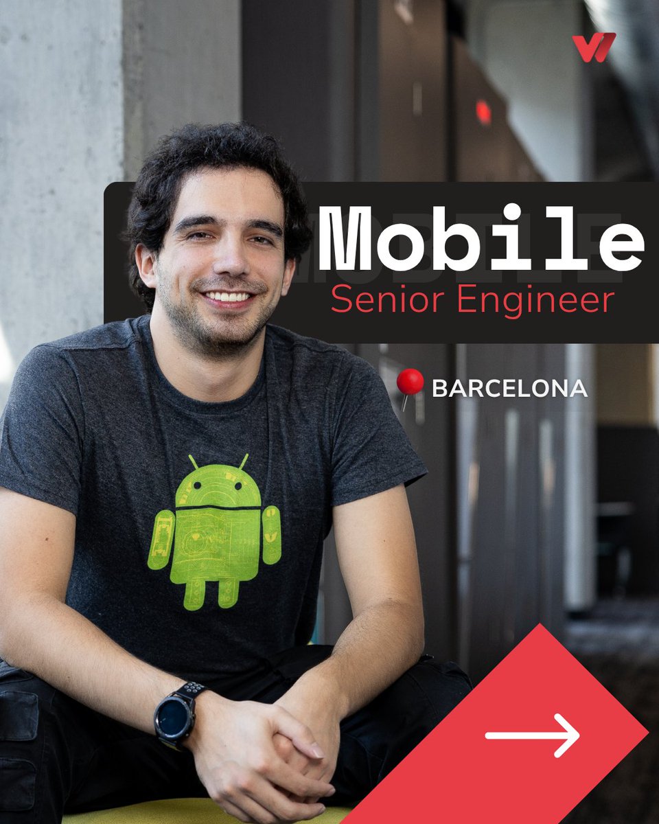 wizelineglobal's tweet image. Hiring a hybrid Android Engineer in Barcelona 🇪🇸
Join us to build AI-native tech. 🤖 Must have 4+ yrs experience, strong Kotlin & Jetpack Compose skills. GraphQL is a plus! 📱
Apply now 👉 bit.ly/4qgrd1H
#AndroidDeveloper #BarcelonaTech #JobOpening