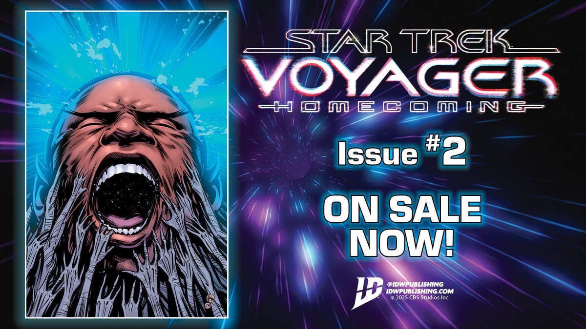 Moments before returning to Earth, the crew of Voyager are betrayed by insurgents hidden on board!

If that weren’t enough: Tuvok’s disease has accelerated, he must get home to mind-meld with a family member to cure himself!

#StarTrekVoyager—Homecoming #2 is at LCS!

#StarTrek