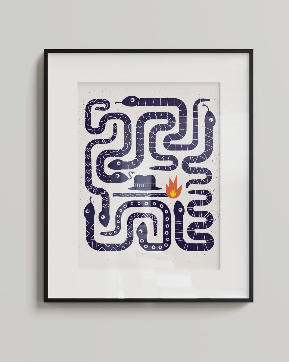 Into_Roblivion's tweet image. Cincinnati friends, I&apos;m having a print release party tonight at Arnold&apos;d Bar and Grill from 6:30-8:30 celebrating the release of my new print &quot;It Had to Be Snakes&quot;.

Each flame on these is hand painted and I&apos;ll be doing custom ones tonight at the release. Hope to see you there.