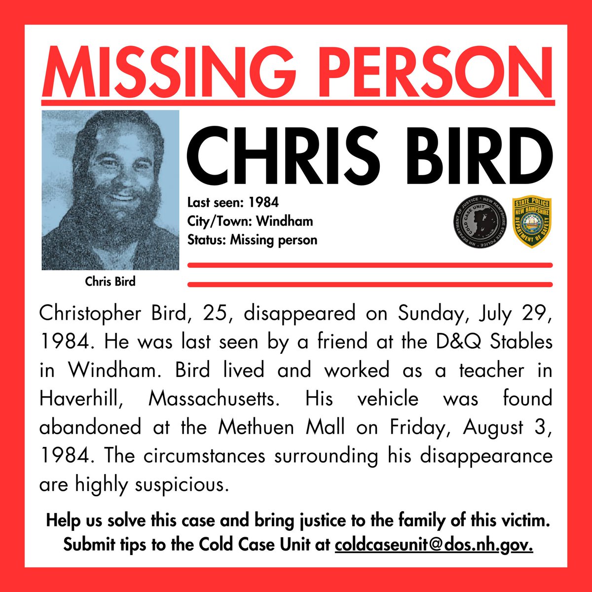 If you missed me talking about Christopher Bird on <a href="/WBZNightside/">Dan Rea</a> <a href="/wbznewsradio/">WBZ NewsRadio</a>, you can listen to the first segment here: iheart.com/podcast/1002-n… ...and the second part here: iheart.com/podcast/1002-n… The story will be coming out in the <a href="/BostonGlobe/">The Boston Globe</a> this week!