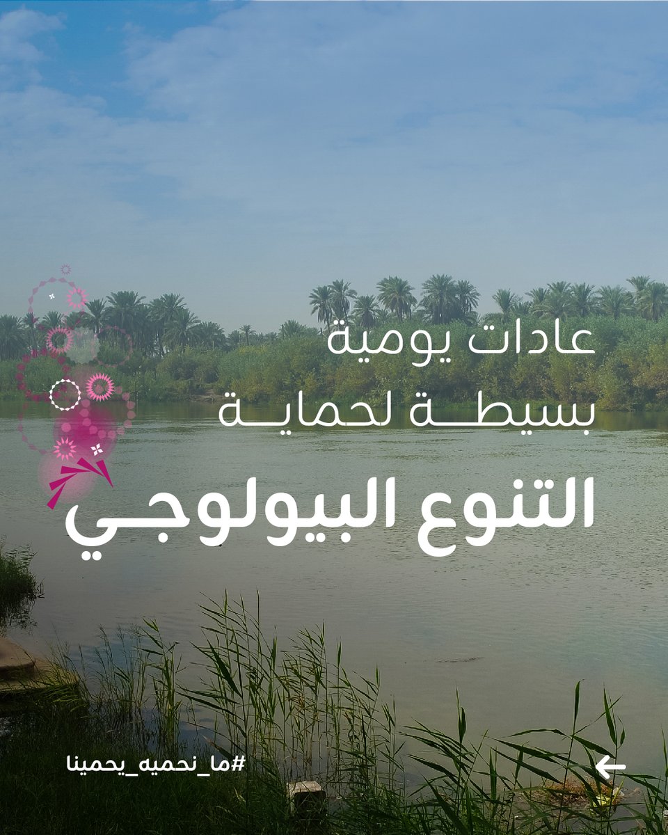 ZainSudan's tweet image. الطبيعة مصدر الحياة والدعم والإلهام، ومن مسؤليتنا أن نحافظ عليها ونرد لها الجميل.
#ما_نحميه_يحمينا
#حملة_التنوع_البيولوجي
#مجتمع_زين