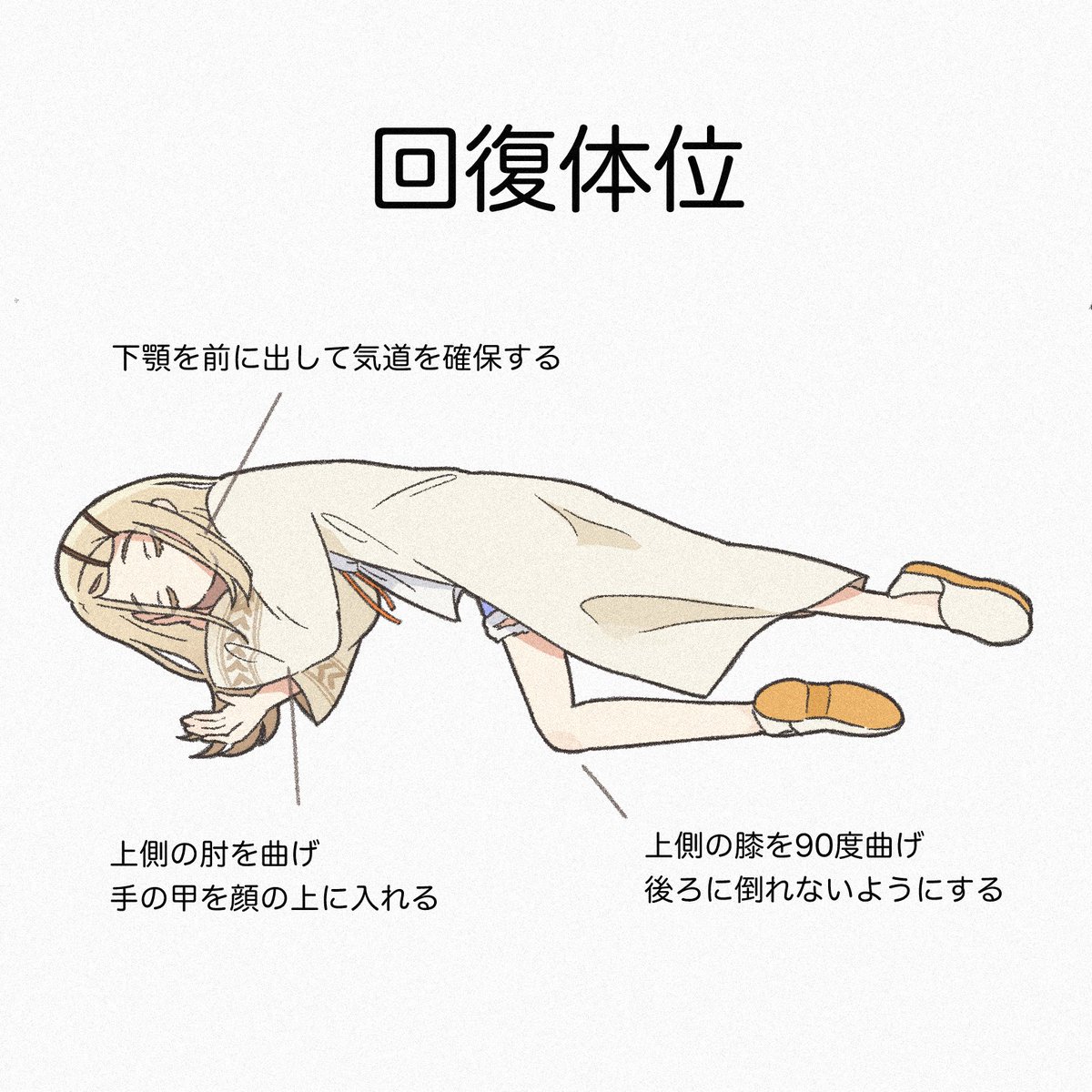 kawa_li_mono's tweet image. 回復体位