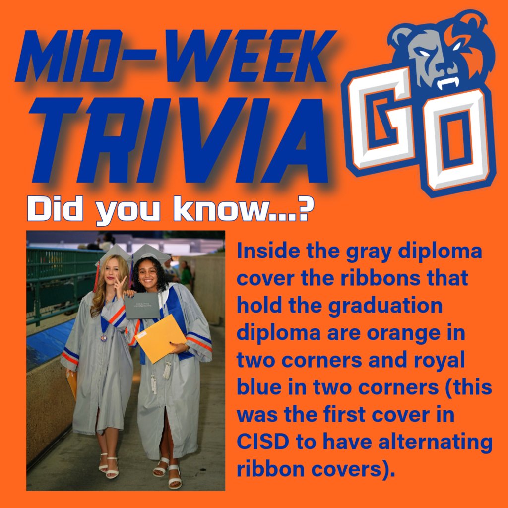 GrandOaksCISD's tweet image. Did you know...? #MidWeekTrivia #FunFactWednesday