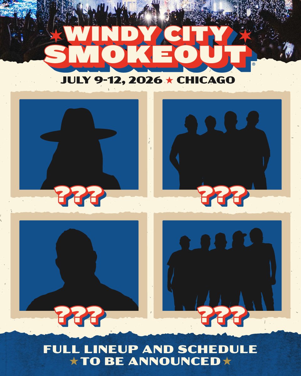 Guess who’s headed to Smokeout?! 👀⬇️

Find out on Monday, 10/27. Sign up for our mobile club for first access to the lineup + wristbands! 🤠