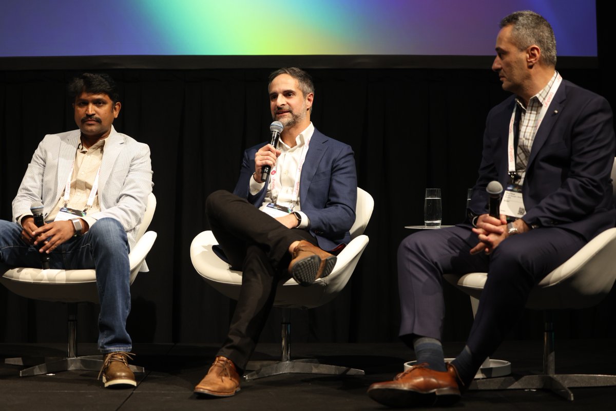 Spirent's tweet image. Thanks to everyone who joined us at #MWC25 Las Vegas and the Private Wireless Networks Summit. Riza Yilmaz joined industry leaders to discuss how private 5G networks are transforming connectivity, efficiency, and innovation across industries. 
@MWCHub #5G #networks