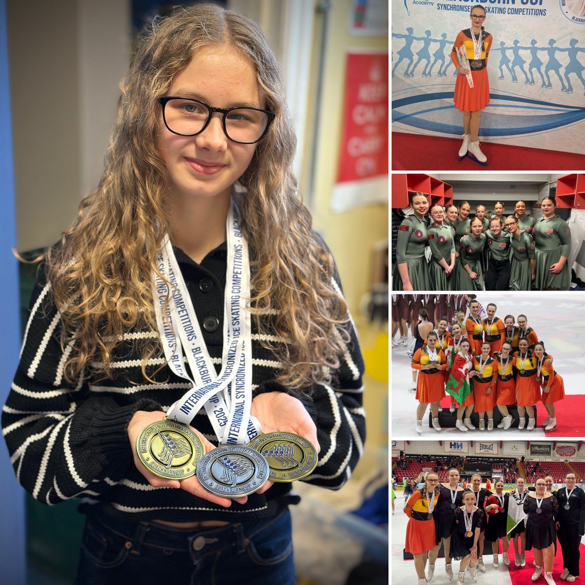 qphschester's tweet image. Triple medal success!🥇🥇🥈
Huge congratulations to Katie P (Y12) who skated to 2 golds &amp;amp; 1 silver at the Blackburn Cup with Deeside Synchro Club last weekend
Well done to Katie &amp;amp; teammates in DeeNamic, DeeLites &amp;amp; DeeStars, what a fantastic achievement! 
#CelebratingSuccess