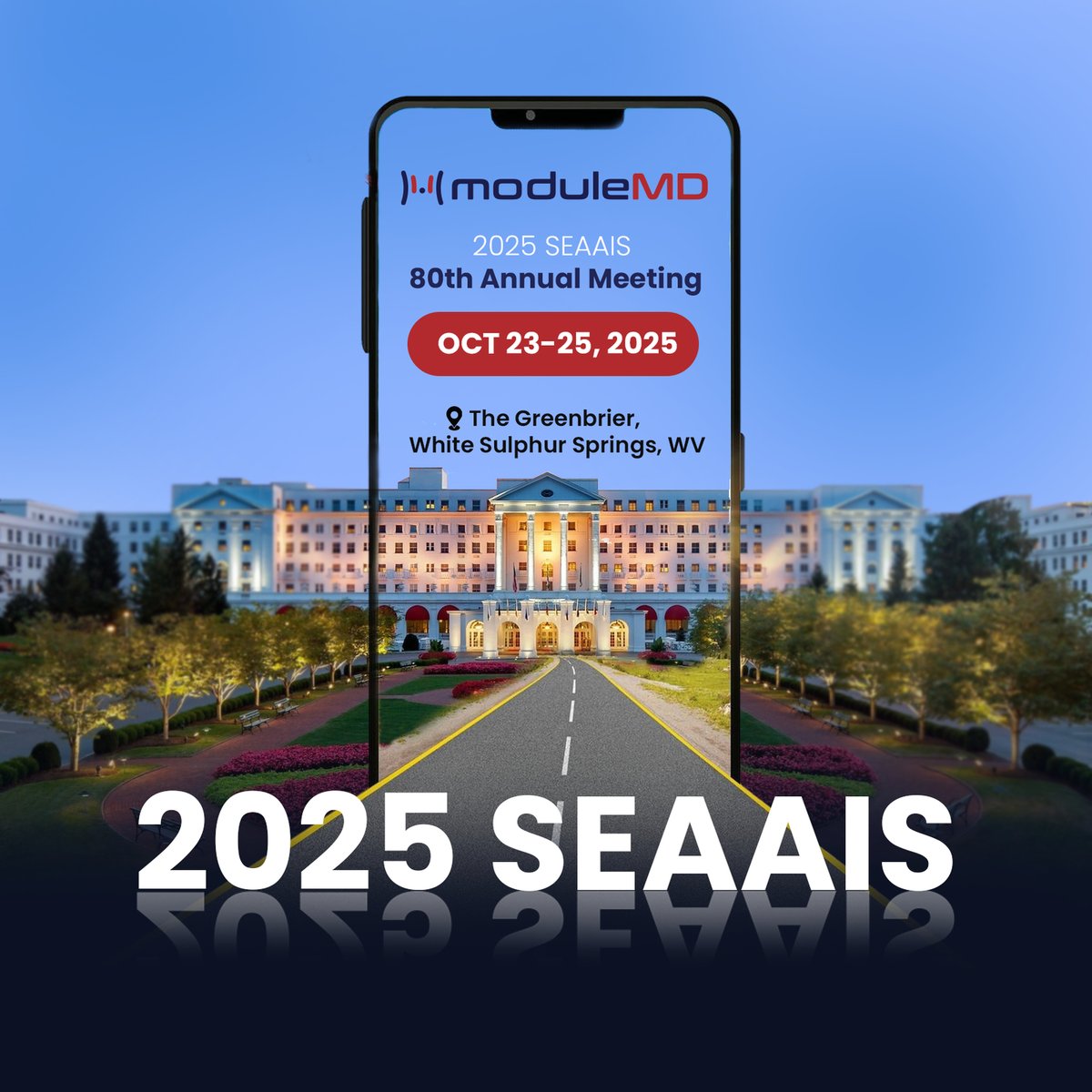ModuleMD_EHR's tweet image. Excited to be part of SEAAIS 2025! Visit ModuleMD at The Greenbrier to see how our EHR simplifies care for allergy, asthma, and immunology practices.
Visit us: hubs.ly/Q03PGC3h0
#ModuleMD #EHR #AllergyImmunology #SEAAIS2025 #HealthcareIT