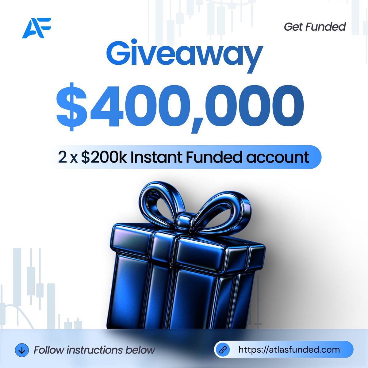 Atlas Funded (@atlasfundedcom) on Twitter photo $400,000 GIVEAWAY 🚨
We’re giving away 2 x $200K Instant Funded Accounts 🎁
How to enter:
1️⃣ Follow <a href="/atlasfundedcom/">Atlas Funded</a> & <a href="/EzraWAF/">Ezra Wells</a>
2️⃣ Join our Discord → discord.gg/atlasfunded
3️⃣ Like ❤️ & Repost 🔁 this post
That’s it — two traders will win instant $200K funded accounts 💸
🏆 $400,000 GIVEAWAY 🚨
We’re giving away 2 x $200K Instant Funded Accounts 🎁
How to enter:
1️⃣ Follow <a href="/atlasfundedcom/">Atlas Funded</a> & <a href="/EzraWAF/">Ezra Wells</a>
2️⃣ Join our Discord → discord.gg/atlasfunded
3️⃣ Like ❤️ & Repost 🔁 this post
That’s it — two traders will win instant $200K funded accounts 💸
🏆