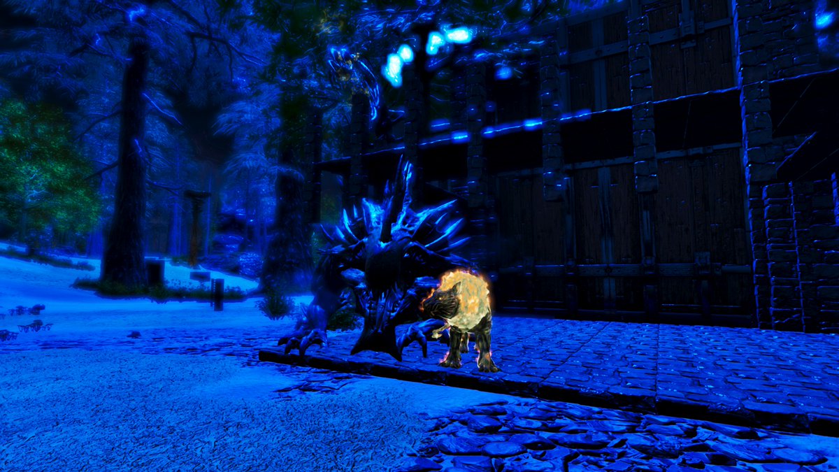 MarsHide2's tweet image. 本日リフレと建築配信をしてる中、
ヴァルゲロの下層でポリマー草を取りに行ったらたまたま出会った145リーパー
トライブメンバーから同盟さん含め妊娠出来て良かったです！
後継ぎが海外の方に引き継げたので
色んな方が妊娠出来ると良いな
#ASA #ARK