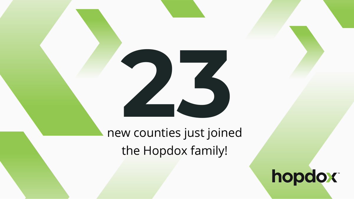 hopdox's tweet image. 🎉 23 New Counties Join the Hopdox eRecording Family! 🎉
 
We’re thrilled to welcome 23 new counties now live with Hopdox eRecording! Every addition means more connections, more efficiency, and more smiles across the country. 
 
#Hopdox #eRecording #SimplyBetter